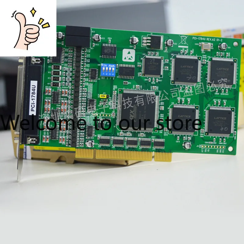 PCI-1784U-AE Advantech 4-axis Orthogonal Encoder Counter Card Motion Industrial Automation Joint Guarantee