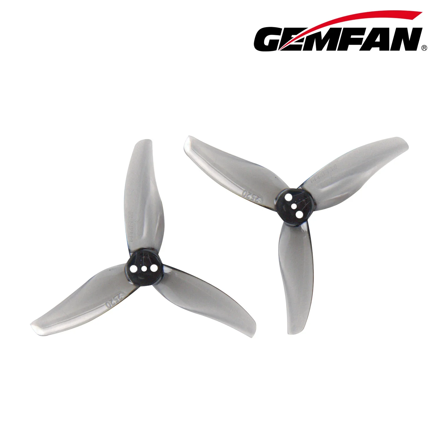 Gemfan 2520 Hurricane 2520-3 2 นิ้ว 3 ใบมีด 2.5x2.0x3 ใบพัดสามหลุม 1.5 มม.FPV ใบพัดสําหรับ FPV Racing ไม้จิ้มฟัน Drone