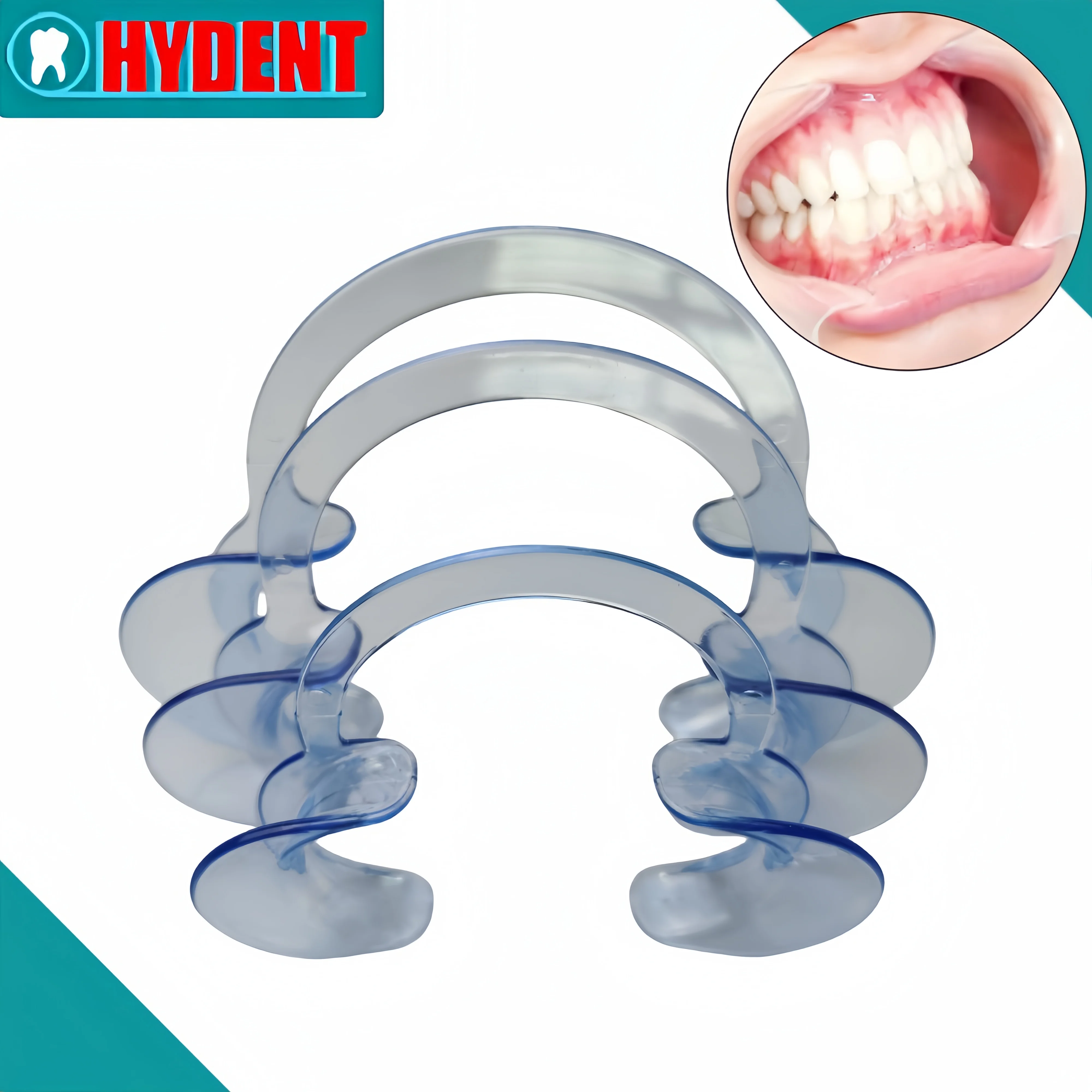 

JUMTOP Dental C-Type Lip Cheek Retractor — набор внутриротовых открывателей для рта (большой/средний/маленький, 3 шт.) для ортодонтических процедур