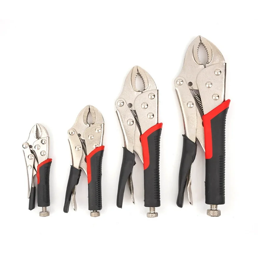 

5inch Locking Pliers Lock Pliers Curved Jaw Pliers Straight Long Nose Pliers Multi-function Welding Tools