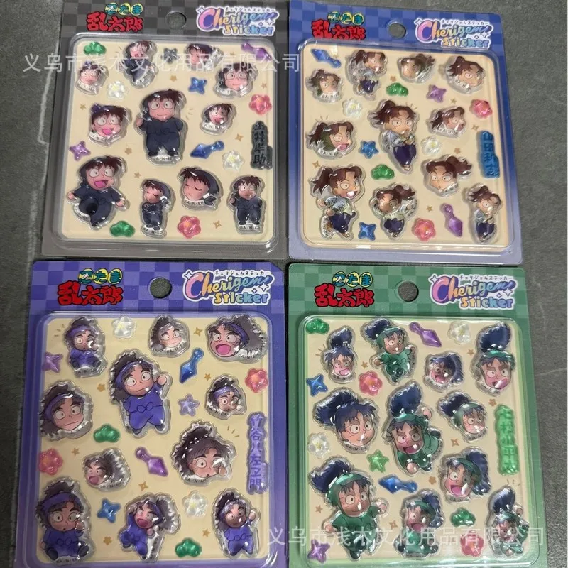 

Japanese Anime Character 3D Crystal Stickers Cartoon Character Decorative Stickers Stationery Decorative Stickers