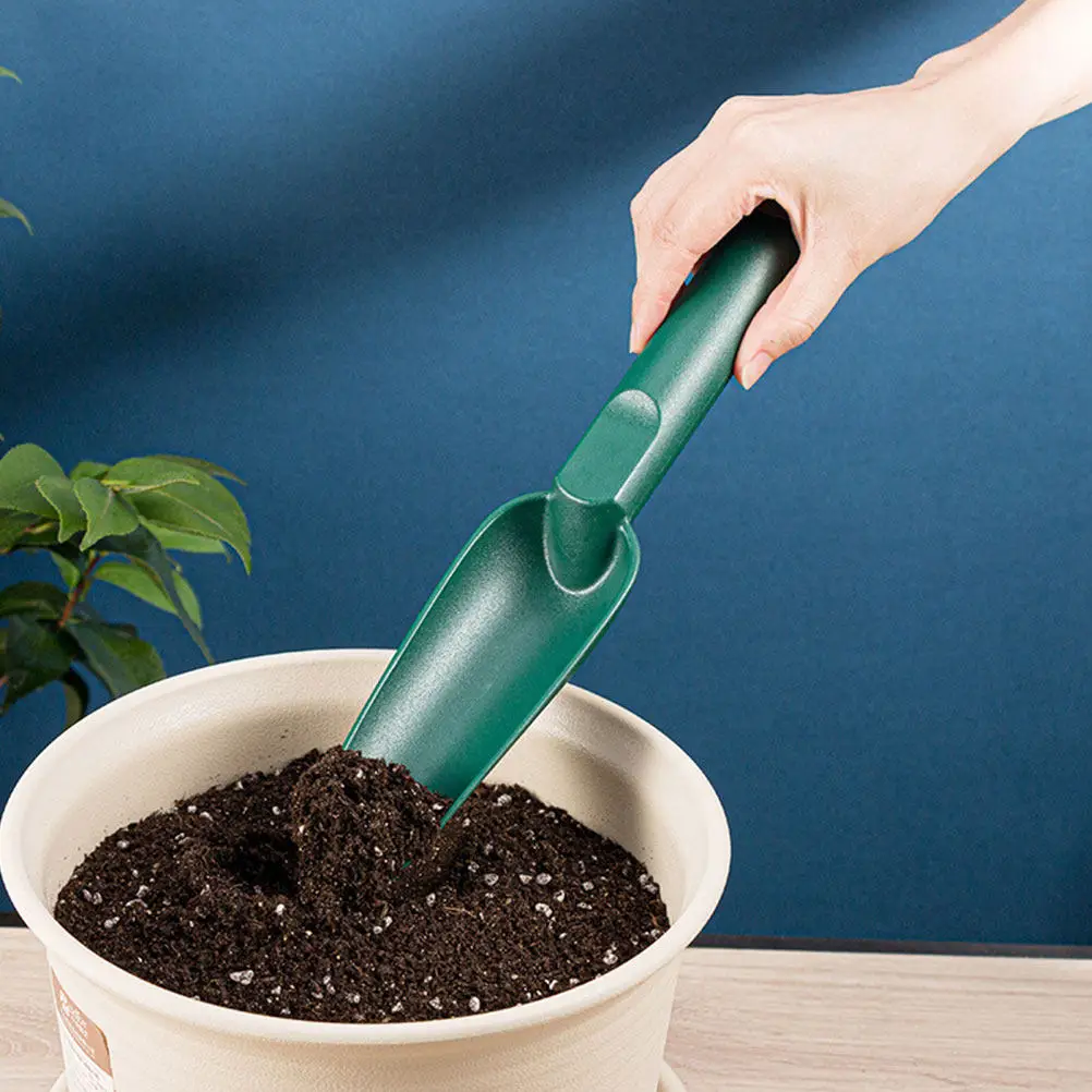 Garden Shovel Soil Loosening Shovel Gardening Supply Plastic Cultivation Tool for Easy Soil Transfer Flower Bed Preparation