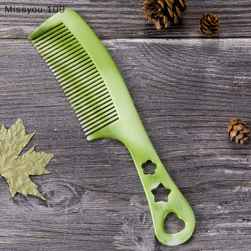 مجموعة من 10 أمشاط شعر خضراء لتصفيف الشعر الاحترافي، مناسبة لكل من الرجال والنساء، مثالية للاستخدام مع الشعر الخشن أو الناعم