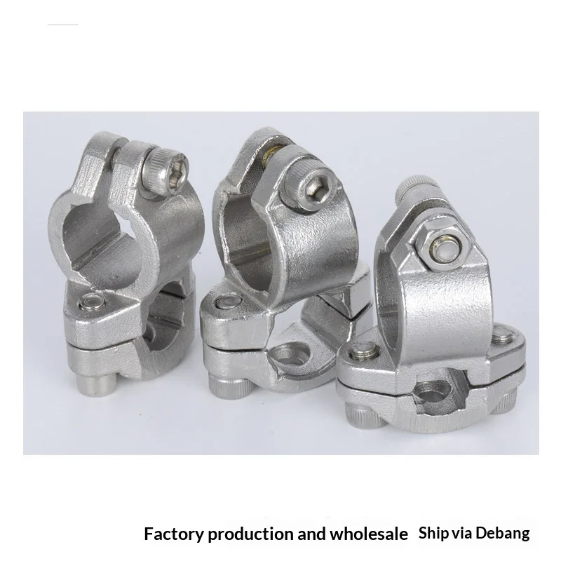 304 stainless steel cross clamp T-shaped clamp head combination bracket small T small ten clamp production line conveyor line ph