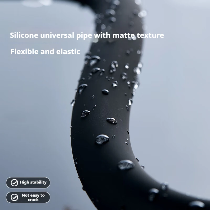 Diiib Black Pull Out Kitchen Faucet Deck Mounted Flexible Hot Cold Water 300 Rotation Sink Mixer Tap Household Accessories