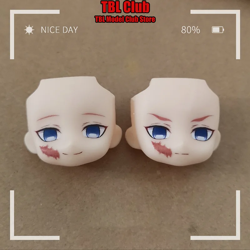 

Gsc Doll Replace Face OB11 Head Split Accessory 1/12 Scale Kimetsu no Yaiba Sabito Japan Anime For 6-inch Action Figure Soldier