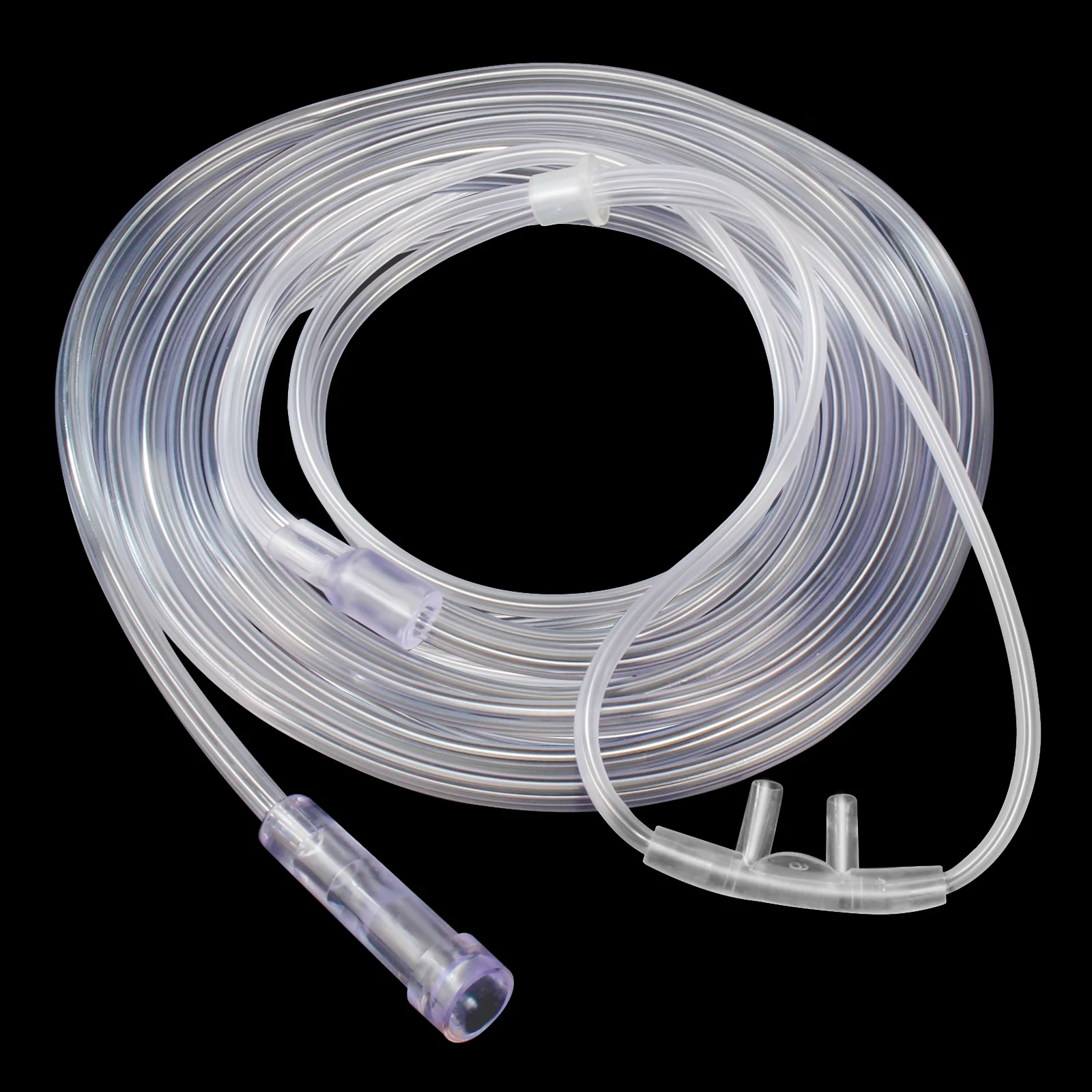 Ziqing Nasal Oxygen Tube Disposable Nasal Cannula Oxygen Tube Independent Packing Medical Care Machine Breathing Cannula 2M