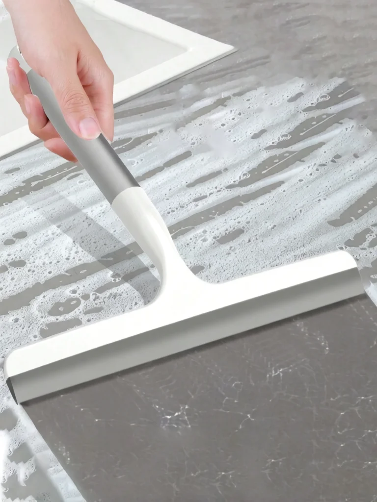 Multipurpose Glass Window Squeegee Soft Silicone Blade No Streak Wiper Scraper for Car Windshield Bathroom Mirror Kitchen Stove