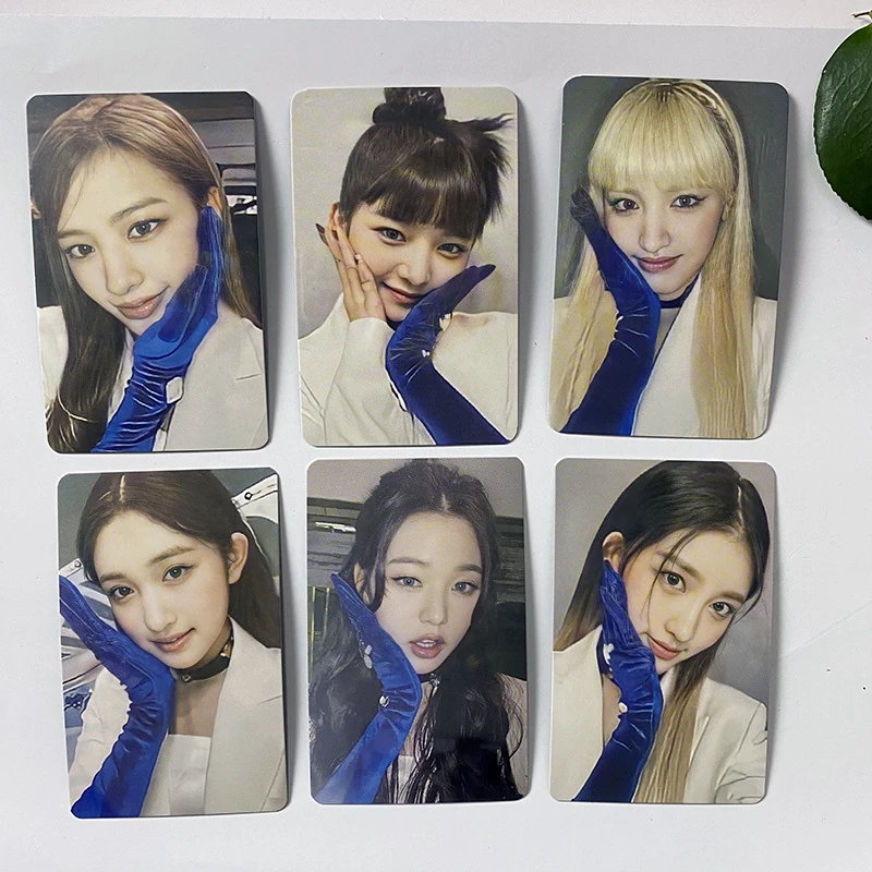 KPOP DAZED KOREA Photocards 6PCS/SET Double-Sided LOMO Cards YUJIN REI LIZ WONYOUNG GAEUL Postcards Fans Collectibles I34