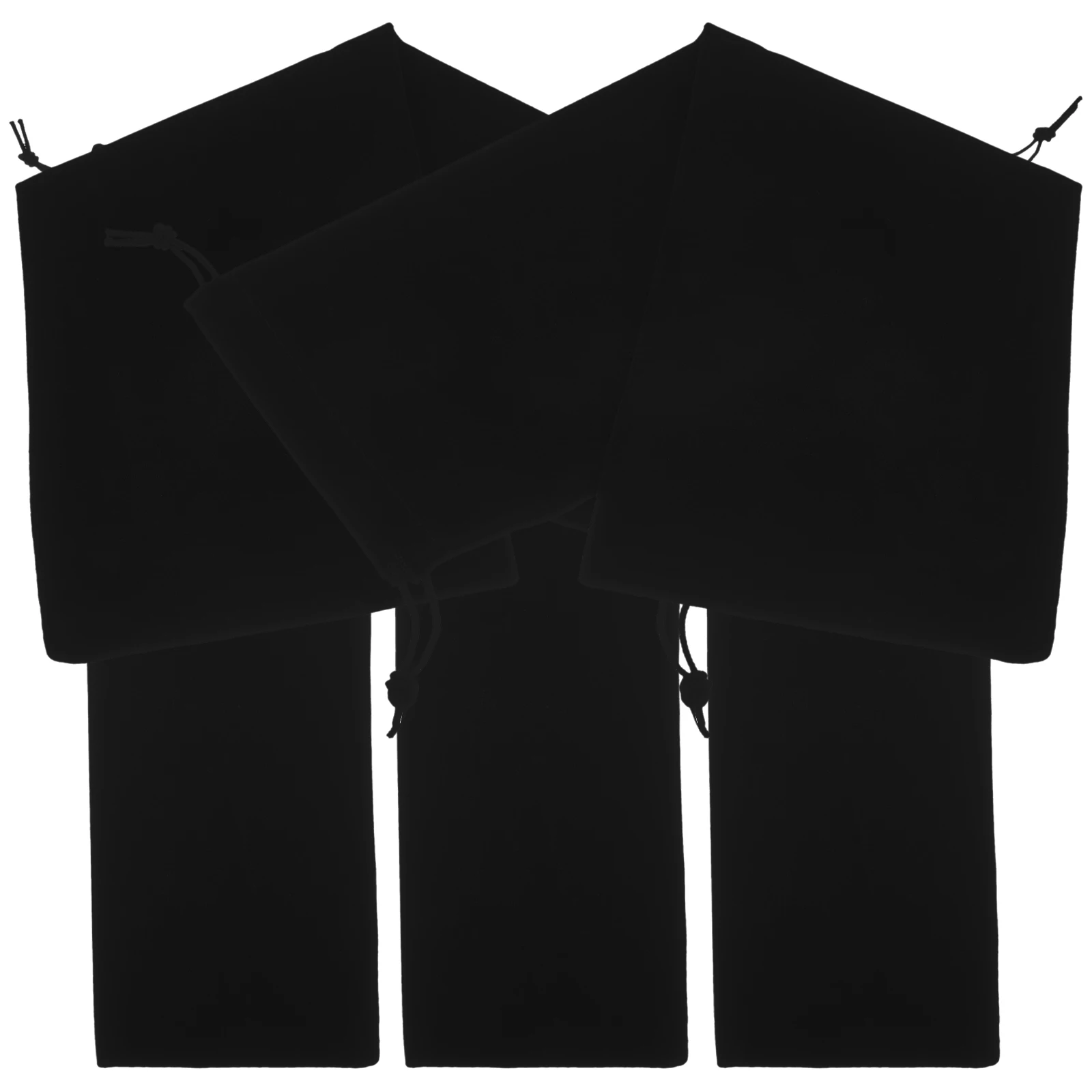 

5Pcs Universal Hair Tools Case Strong Wear-Resistant Material Fits Curling Iron Flat Wand Organizer Bag for Travel