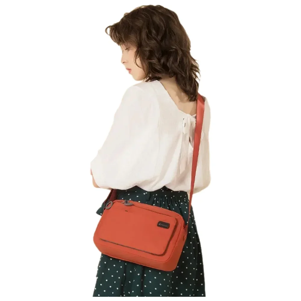 Fouvor Nowa Moda Oxford Tkanina Damskie Torby Wodoodporna Nylonowa Torba na Ramię z Zamkiem Błyskawicznym Outdoor Podróż Sportowa Torba Crossbody 2802-12 — zdjęcie 2