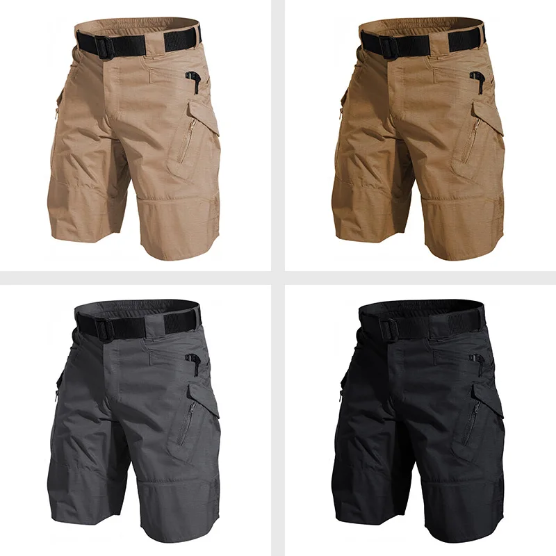Men's Summer Breathable Comfortable Breathable Quick-drying Tactical Sports Shorts Outdoor Mountaineering Five-point Pants