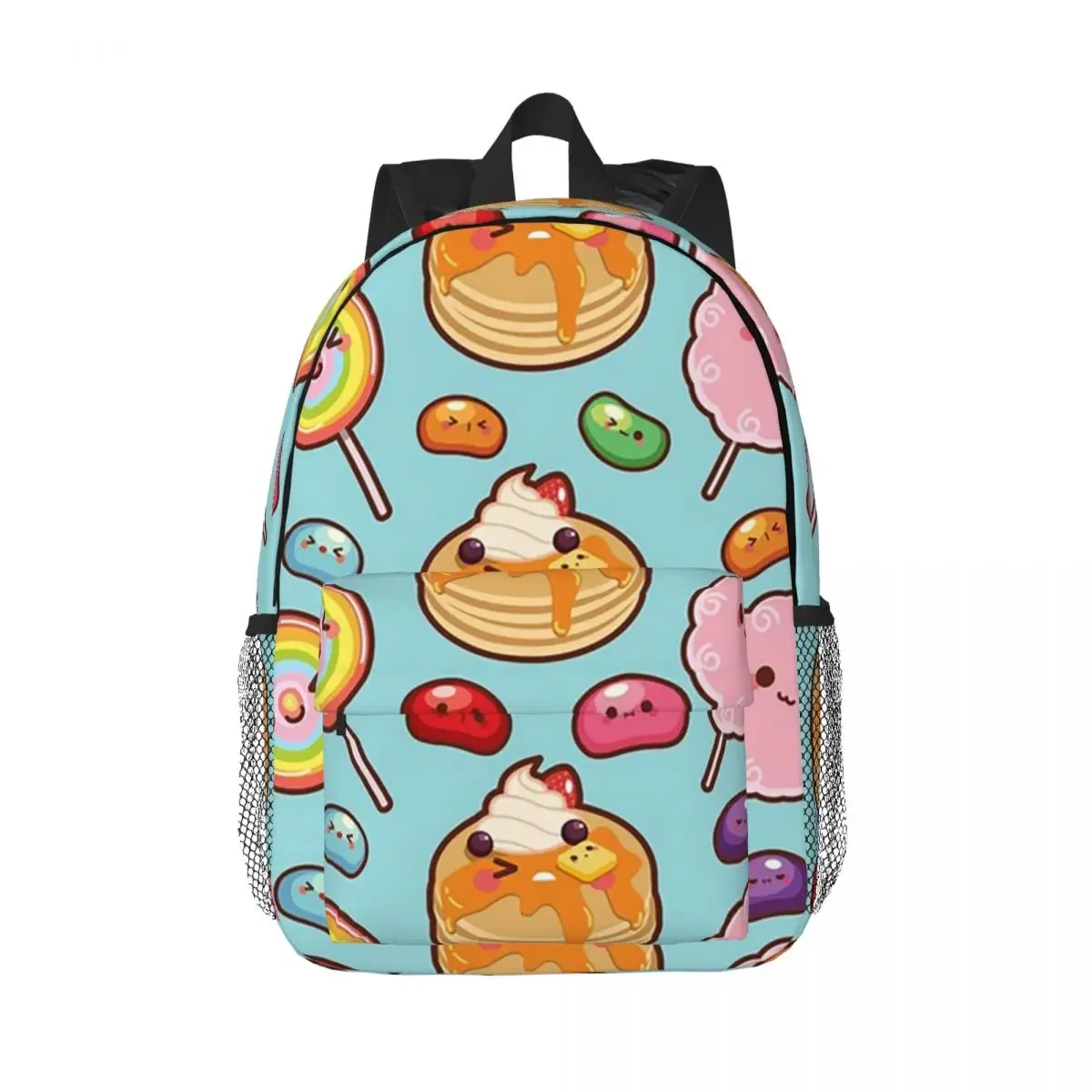 Cutie Foodies - Sweets Backpacks Boys Girls Bookbag Casual Students School Bags Travel Rucksack Shoulder Bag Large Capacity