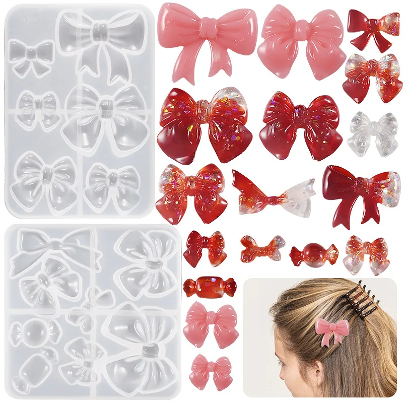 DIY Butterfly Knot Shaped Silicone Epoxy Resin Mold Jewelry Tools Jewelry Accessories