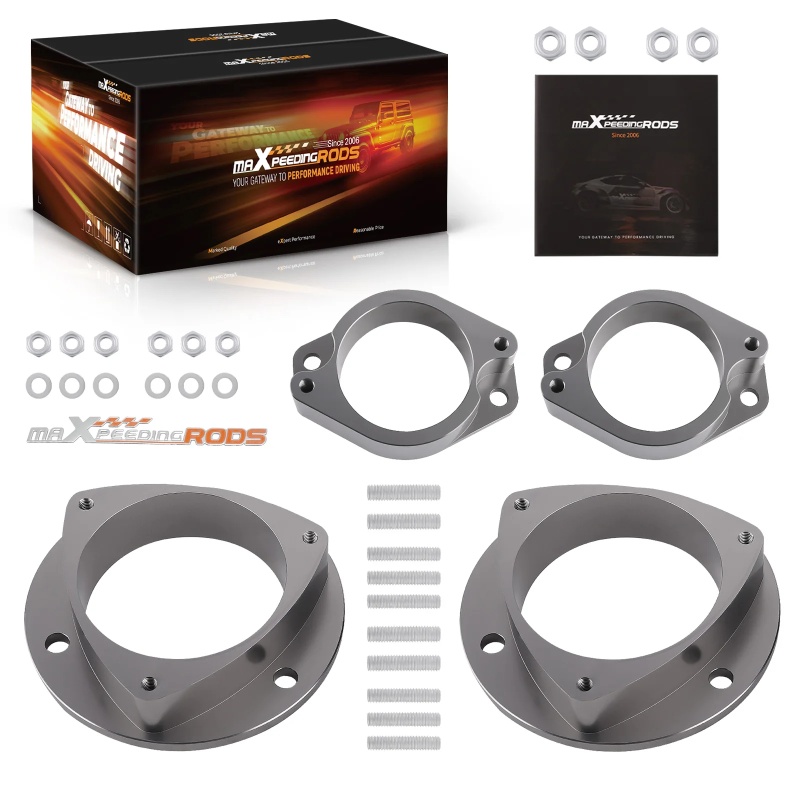 

2" Lift Kit Spacer For Subaru Legacy & Outback & FRS / BRZ 2010-2015 Billet