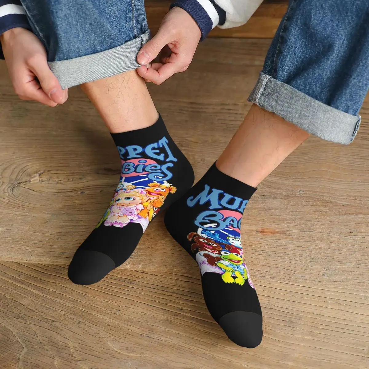 

Muppet Babies Socks Harajuku Sweat Absorbing Stockings All Season Socks Accessories for Unisex Christmas Gifts