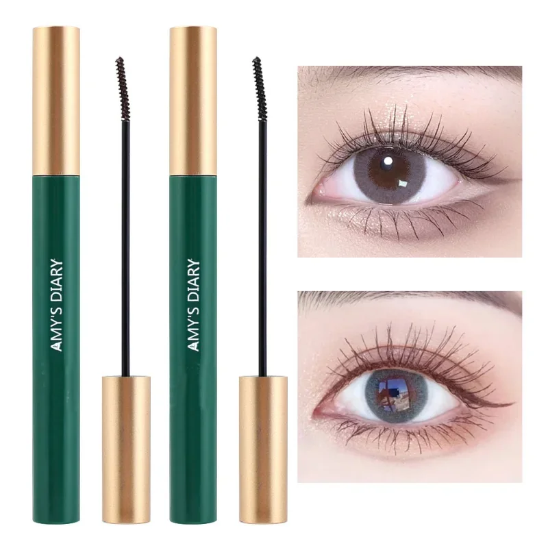 Black Brown Mascara Waterproof Extra Volume Lengthens Eyelashes Natural Thick Lashes Professional Eyes Makeup Korean Cosmetics