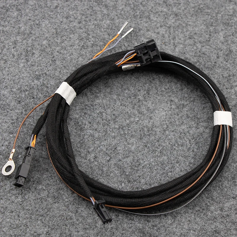 Front Camera Lane Assist Lane keeping System Cable Harness For VW Golf 7 MK7 Passat B8 AUDI A3 For 3Q0 2Q0 Camera Install Wiring