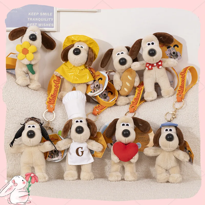

15 см оригинальная плюшевая игрушка Wallace&Gromit Kawaii Gromit Wallace Toys Samll кулон брелок аниме милый щенок мягкие куклы подарок
