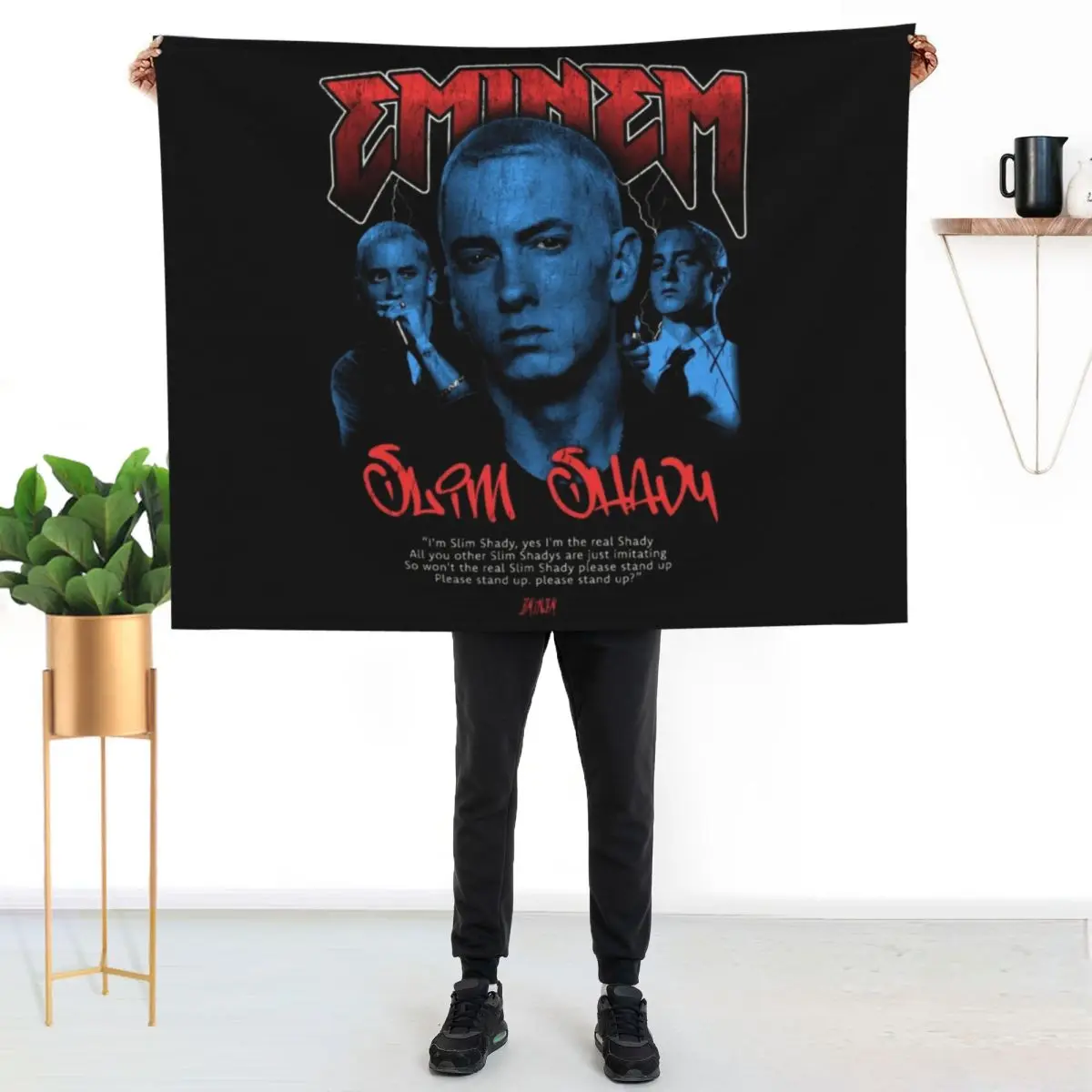

Design Signature Man Throw Blanket Cozy Microfiber Throw Blanket for Home Bedroom