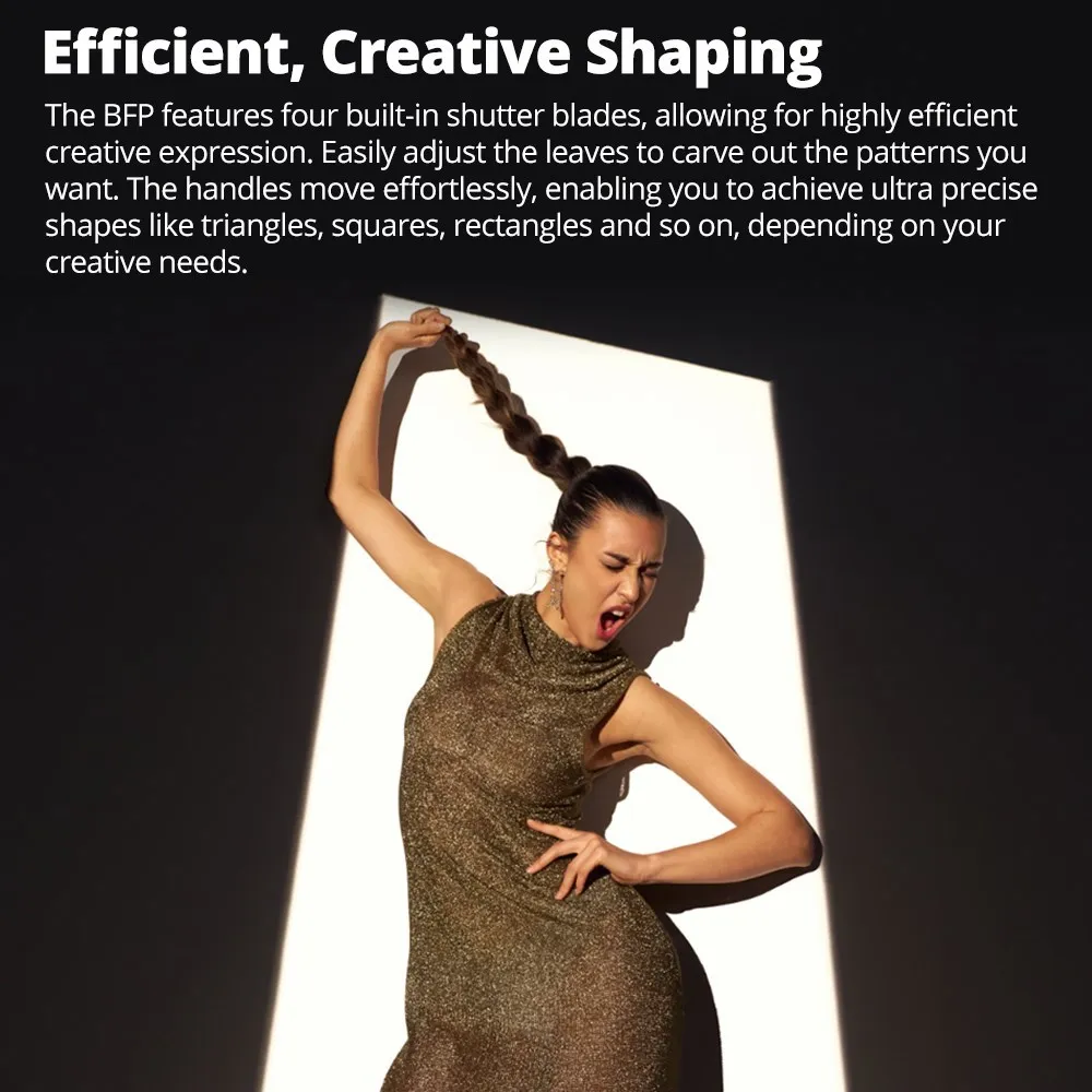 Fixation de projection flash Godox BFP 360 °   Support Bowens rotatif, point clair, formes précises, Flash de Studio QT600III AD600Pro