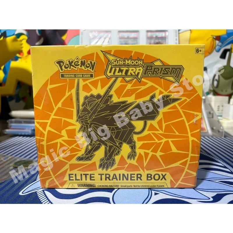 Oryginalna oryginalna gra karciana Pokemon Trading PTCG Cartoon English Sun and Moon Pudełko upominkowe ULTRA PRISM ELITE TRAINER BOX Prezent dla