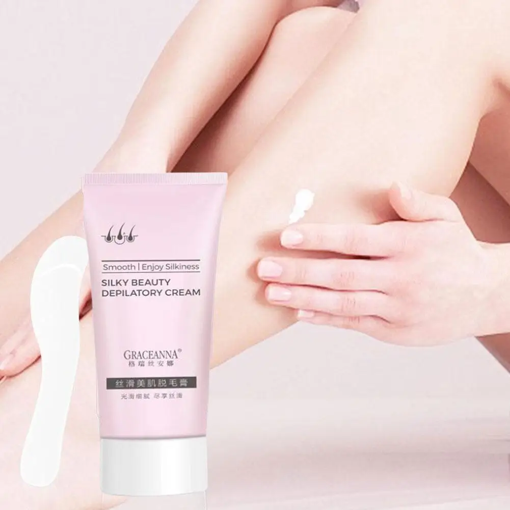 

60g Permanent Hair Removal Cream Cosmetic Hair Removal Skin Care Removal Cream Hair Hair Removal Painless Cream Quick Y3P7