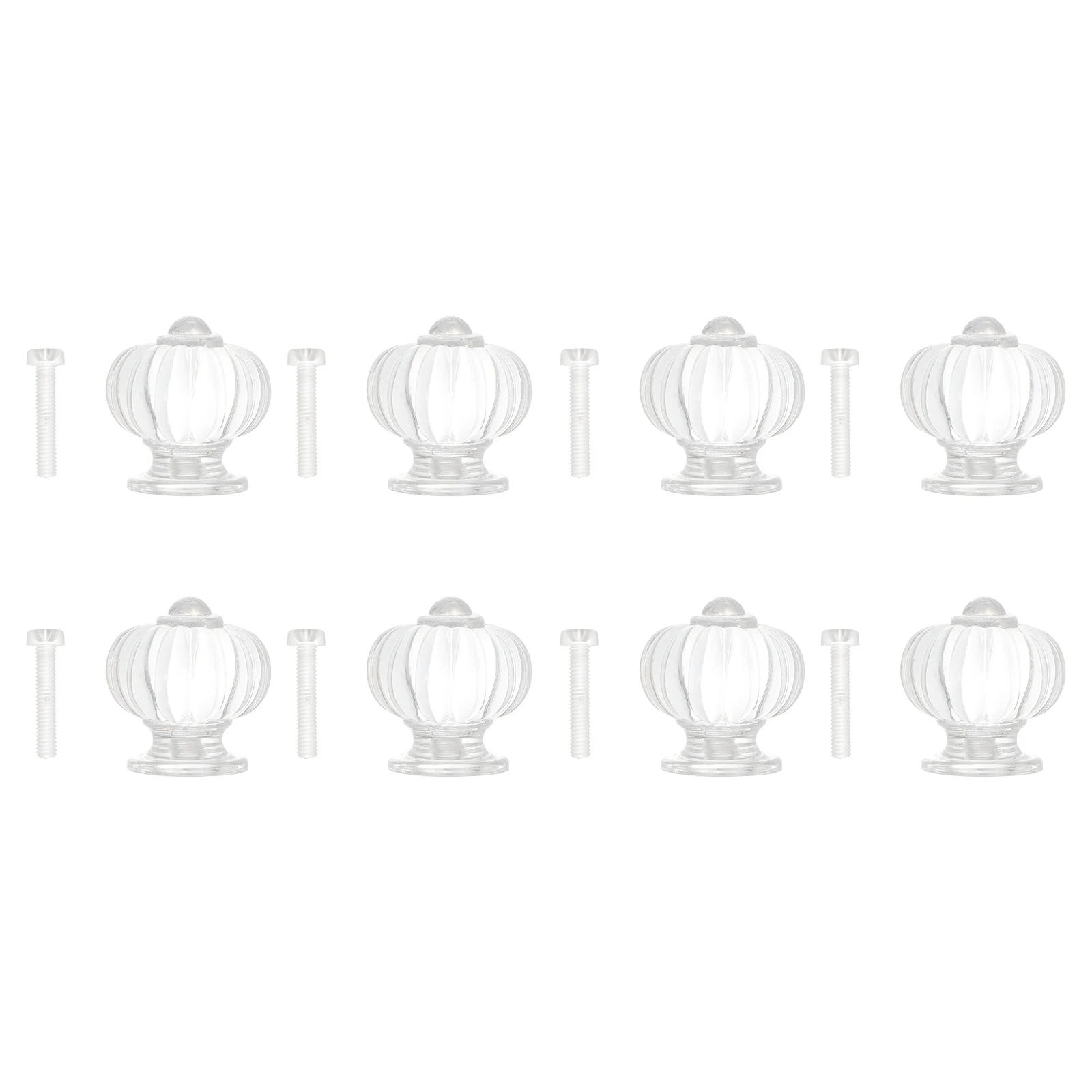 

8 Pcs Crown Furniture H les Acrylic Drawer Knobs Pulls Cabinet Closet Decorative Doorknobs Transparent Hardware Bathroom Living