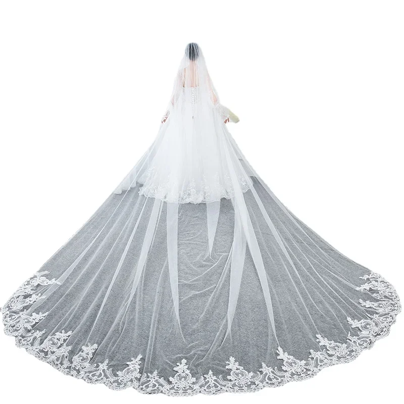 Voile de vadrouille moelleux pour les patients, belle robe de mariée, voile de voyage, accessoires de mariage, nouveau