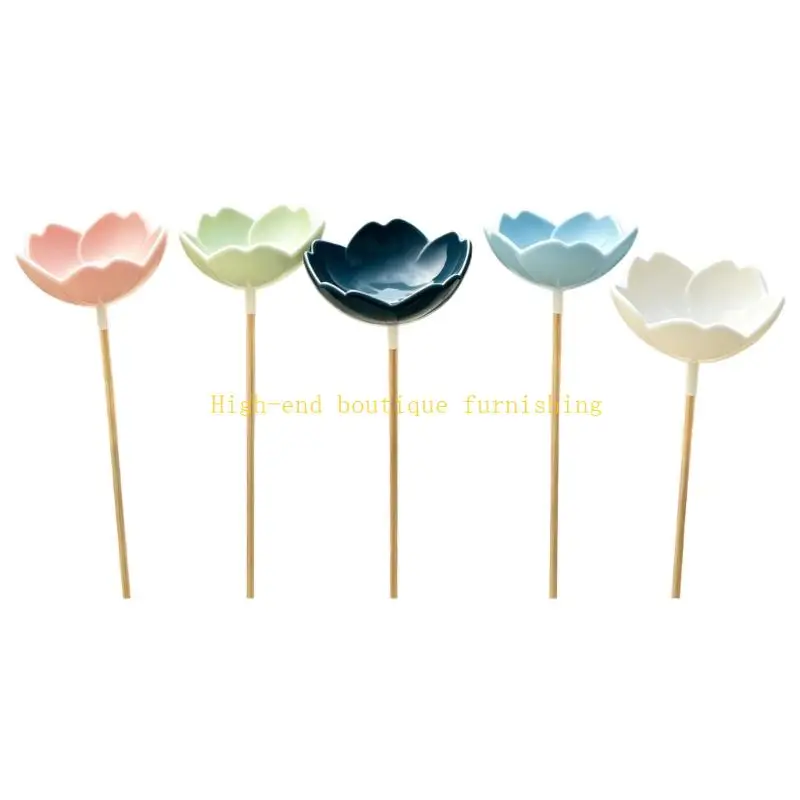 L9NB Ceramic Shallow Bowl Set of Five for Potted Display Water Features