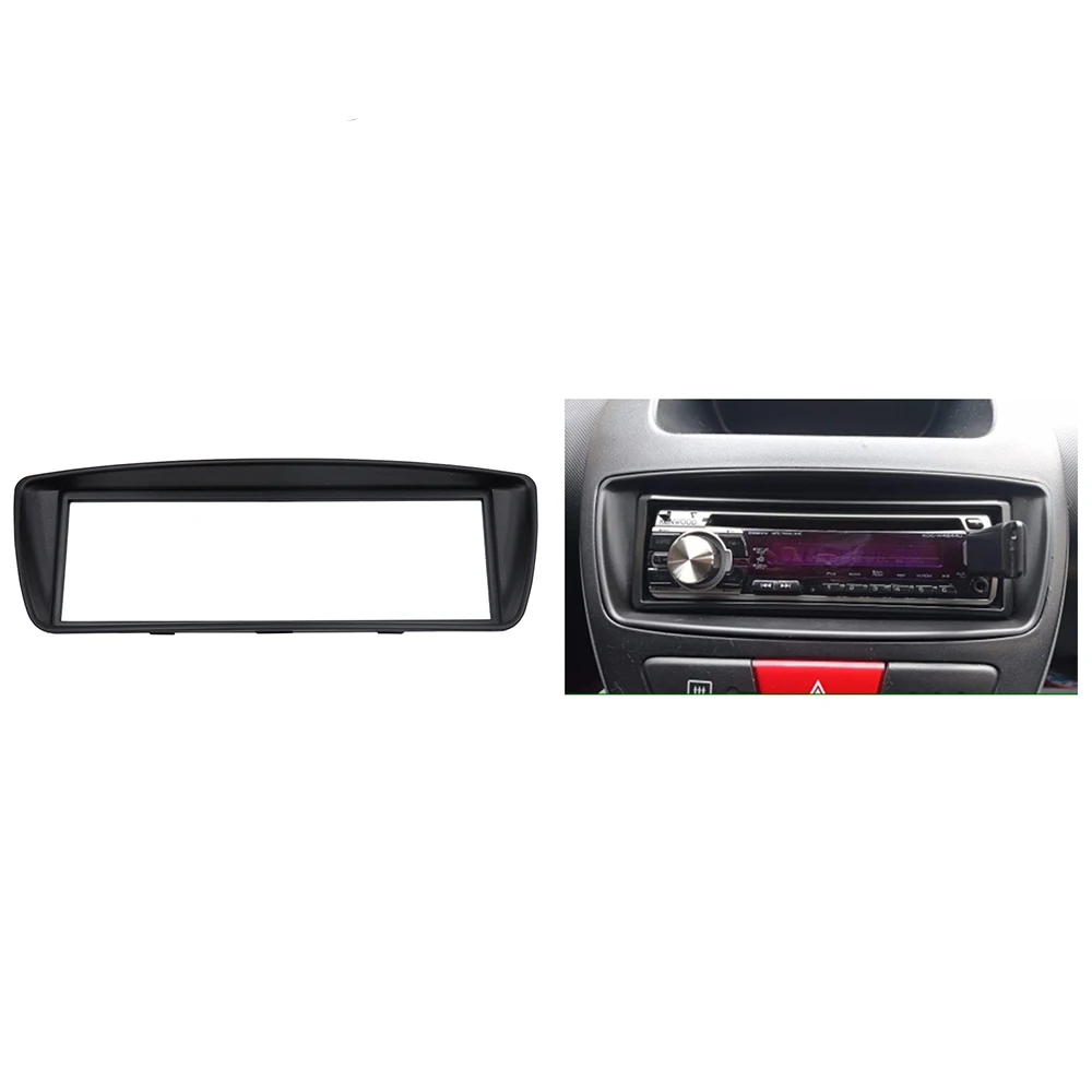 1 Din Audio Fascia For CITROEN C1 TOYOTA Aygo Ab PEUGEOT 107 Radio GPS DVD Stereo CD Panel Dash Mount Trim Kit Bezel Frame