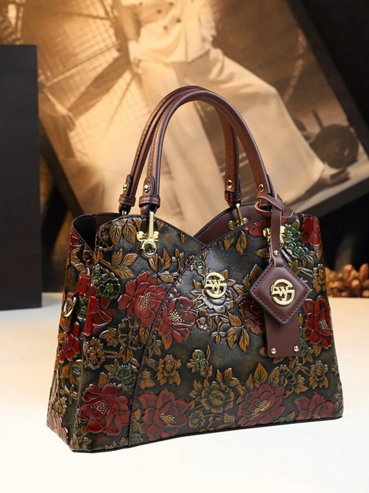 Mother's Day Luxury Large Capacity Crossbody Shoulder Bag for Middle-Aged Women Business Commuting Handbag Fashion Trend