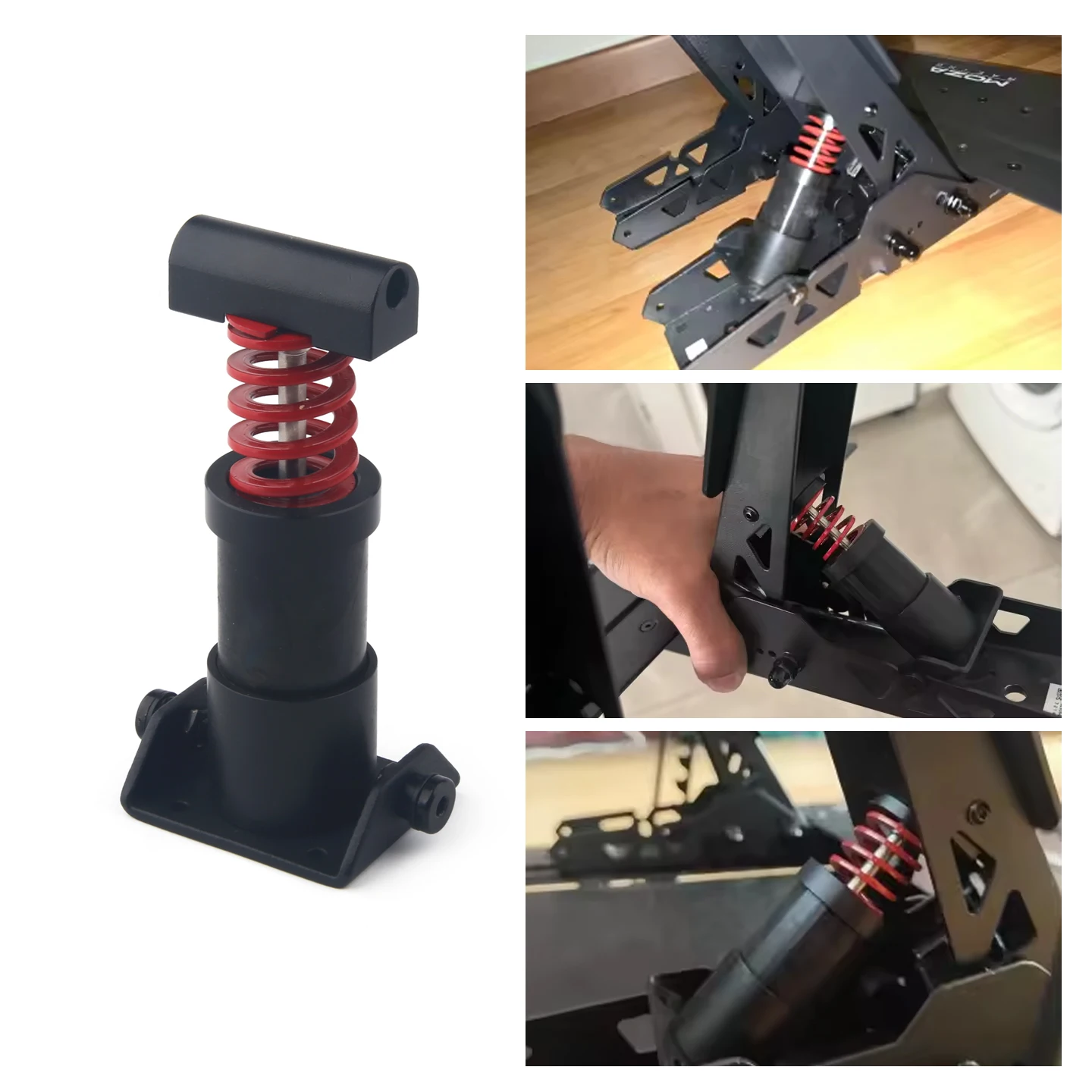 SR-P Lite Bremspedal-Upgrade-Kit mit Feder und Dämpfungsblock sowie Stop-Schalter für R5 Racing Simulator, Maßgefertigtes Sim-Racing-Zubehör – Detail 4
