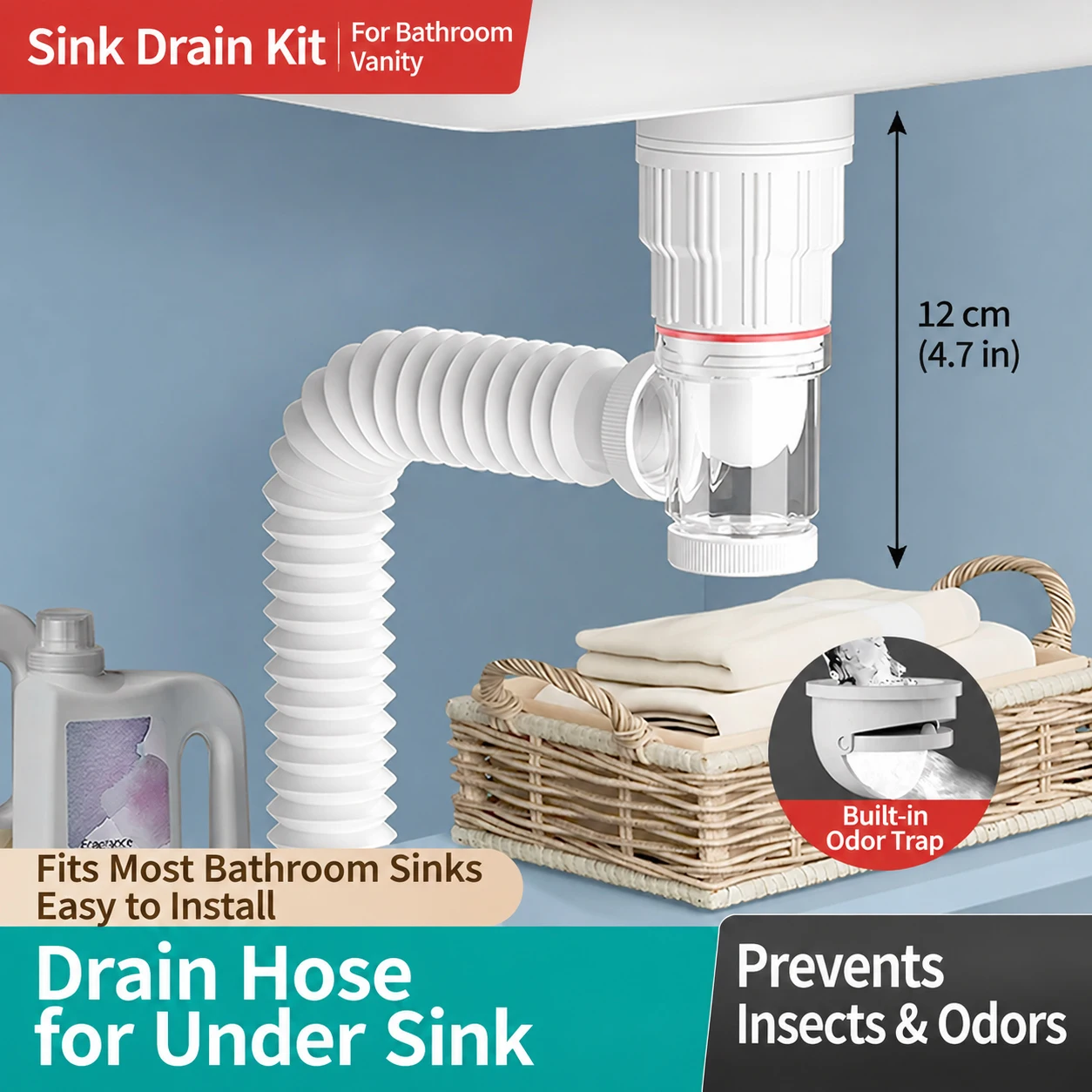 Flexible Sink Drain Pipe Anti  - Flexible Hose Braided review and price