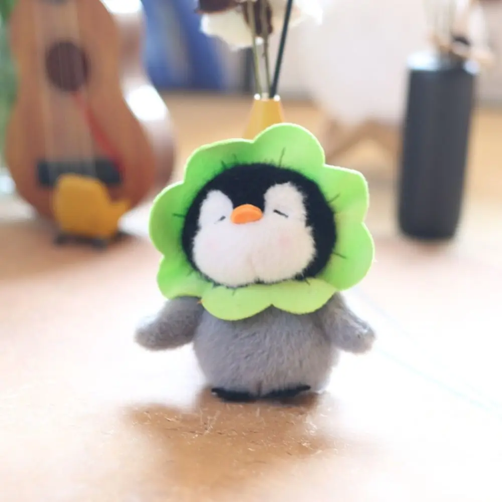 Cute Plush Keychains Four Seasons Little Penguin Pendants Doll Bag Charm Keychain Toys Plush Cartoon Keychain Kids Gifts