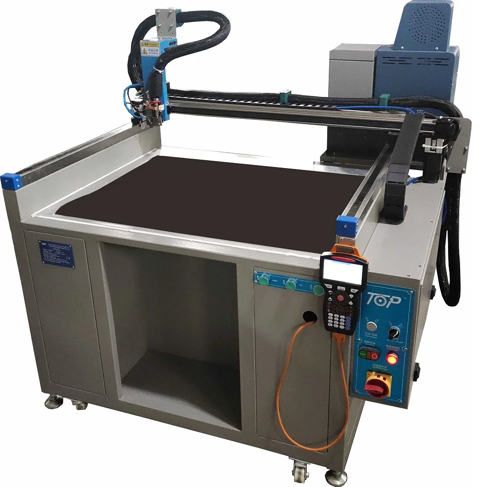 High Efficiency Electric Full-Automatic Fabric Bag Gluing Machine For Chemical Food Beverage Packaging Case Enclosed Cold Glue