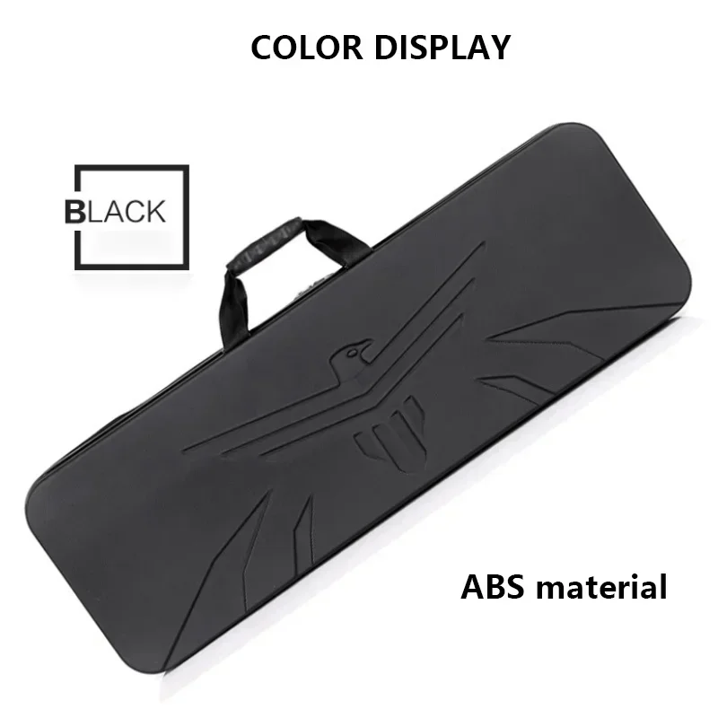 Hard Shell Mala para Bullet Gun Soft Bullet Gun Bow Arrow Box Esponja de Ovo Equipamento de pesca Drone Tactical Jamming ABS Bag, Storage Toolbox, Handbag