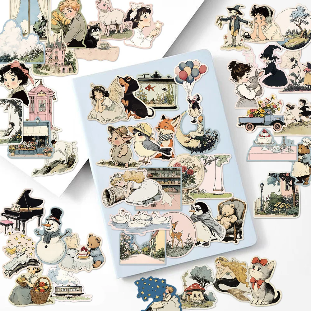 50 قطعة مانغا العالم الكتابة على الجدران ملصقات الأمتعة باد الكمبيوتر الغيتار لاعب دفتر الأستاذ ملصقات صناعة يدوية المتخصصة الدفء شفاء سلسلة