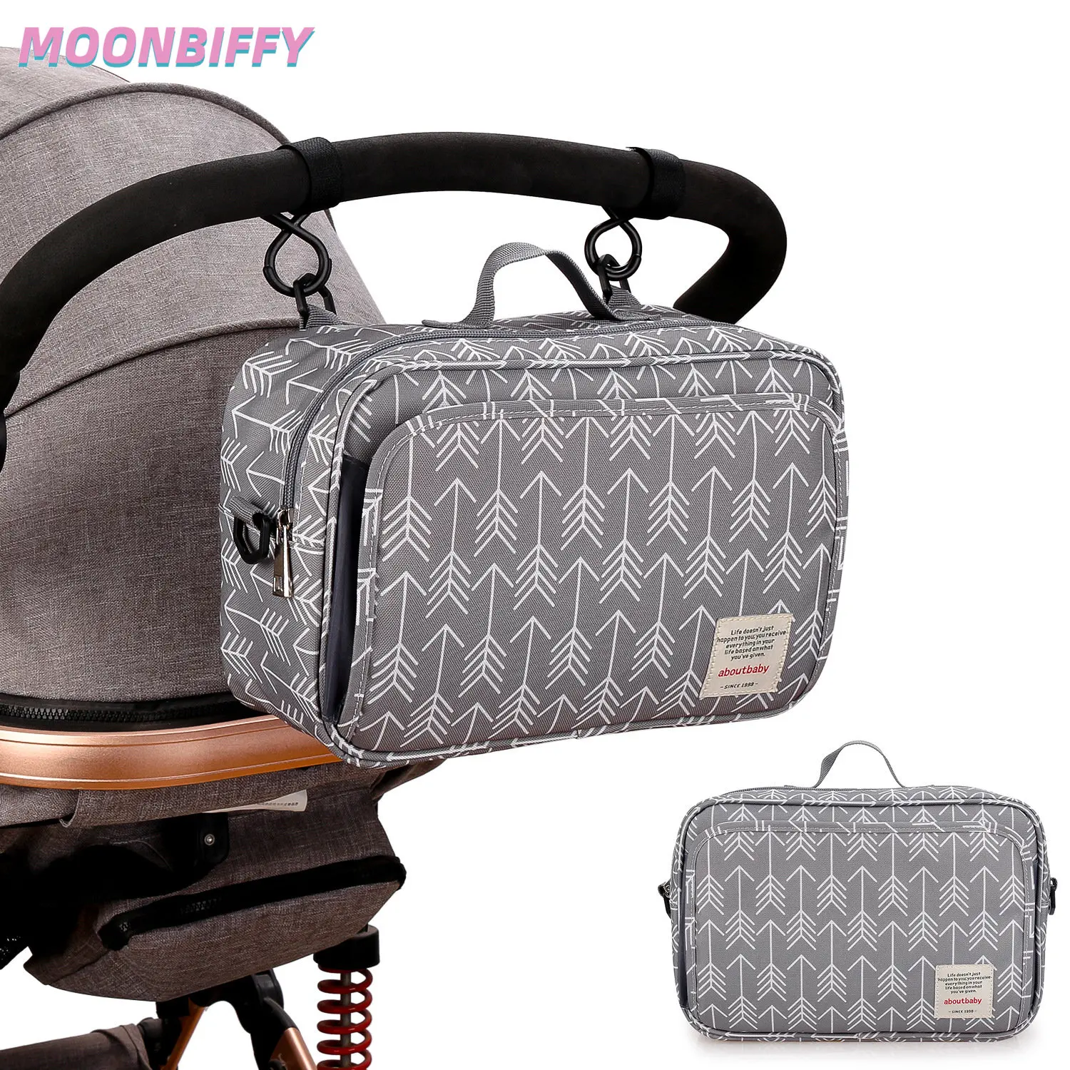 Baby Stroller Bags Waterproof Diaper Bag Large Capacity Mommy Travel Bag Multifunctional Maternity Mother Organizer Baby Car Bag