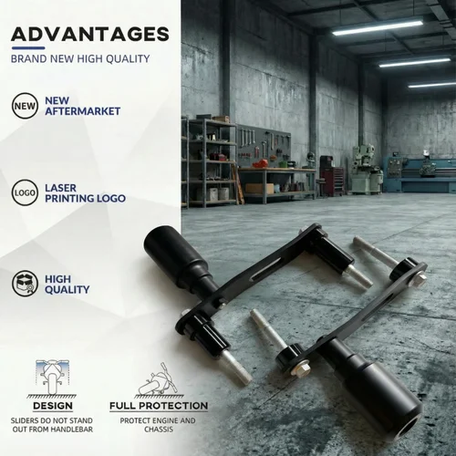 Imagen 2 del producto SAVAGE Protector de Carenado y Motor para Moto F900R - Deslizador de Chasis Anti-Choque Accesorios de Seguridad