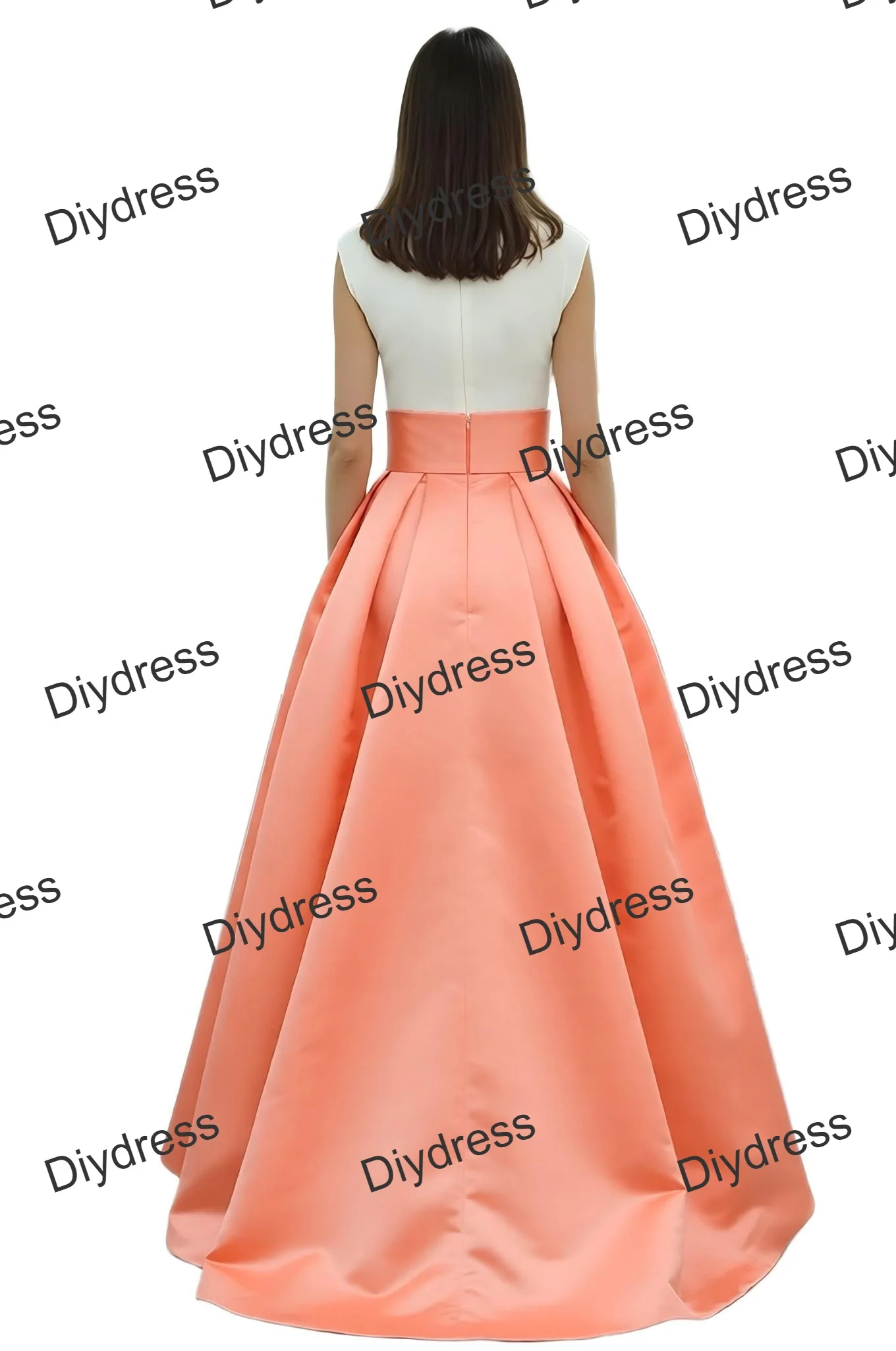 Luxury Ball Gown Celebrity Taffeta Skirt Prom Party Skirt High Waist A-Line Front Short Back Long Taffeta Skirt For Evening Gown