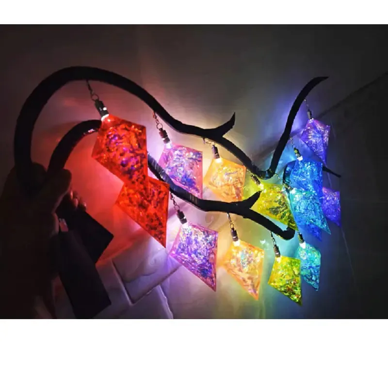 Touhou Project Flandre Wing accesorios de Cosplay alas escarlat de Flandre con cristal con luz Cosplay