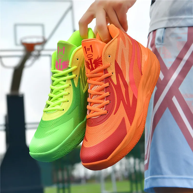 Zapatillas de baloncesto para hombre – Transpirables con amortiguación para gimnasio - imagen 2