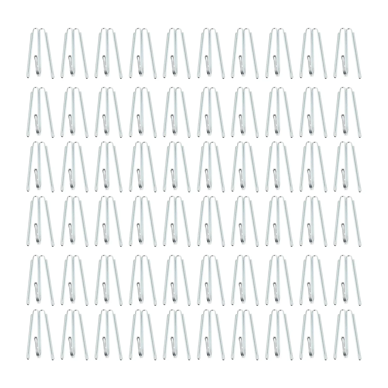 60Pcs/lot Curtain Pleat Clips Hook Curtain Tape Hooks Clamp Stainless Steel Curtain Pinch Clip Drapes Rod Clasp Window Pleat Pin
