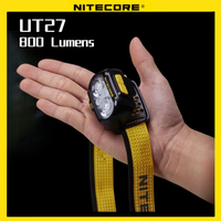 NITECORE UT27 Headlamp 800 lumens Dual Beam Headlight Running powerful work light Flashlight Camping headlamp