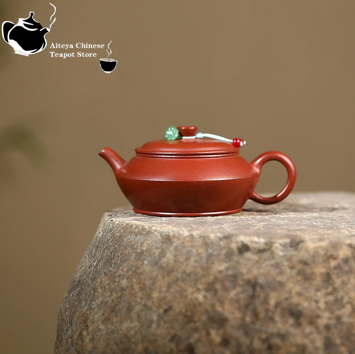 Yixing purple clay teapot, raw ore, wrinkled skin, red mud, Manshu teapot, Chinese teapot, Kung Fu tea set