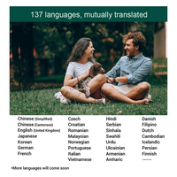 T10 Language Translator Device Real-Time 2-Way Translation With 130+ Languages Translaer For Traveling Learning Business