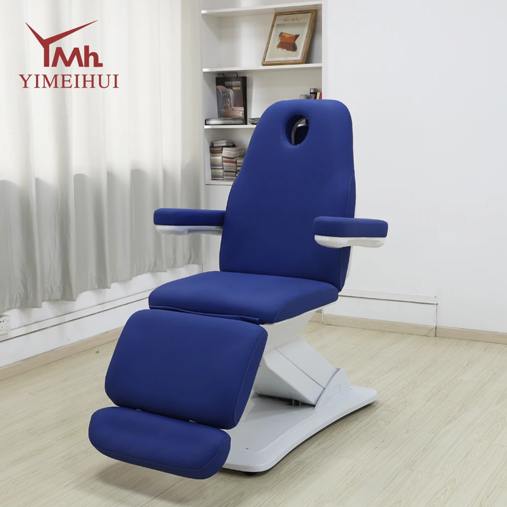 Modern Design 3 Motors Massage Lift Table Electric Eyelash Facial SPA Cosmetic Beauty Salon Bed