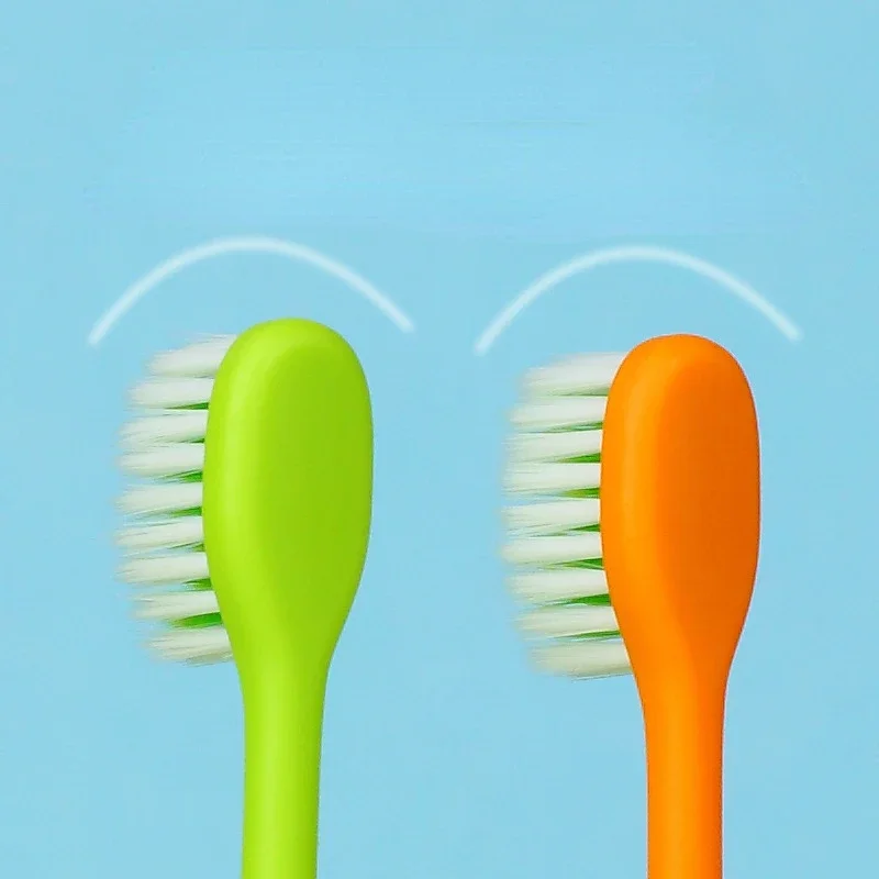 Cute Kids Carrot Toothbrush Children 360 Floss Ultra Soft Toothbrush Baby Training Theeth Cleaner Dental Brush for 2-12years Old