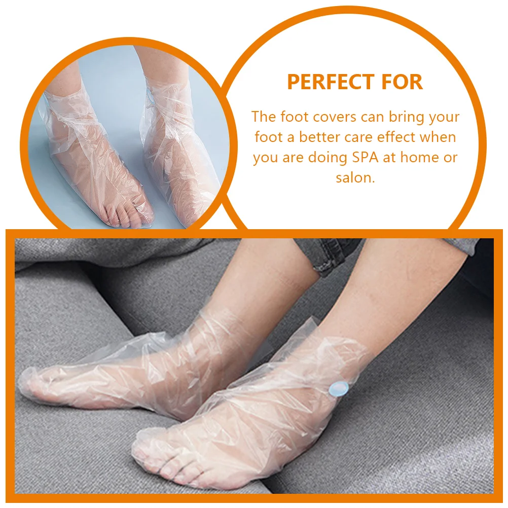 Paraffin Wax Refills Liners Disposable Foot Mask Sheer Socks Moisturize Use Cover for